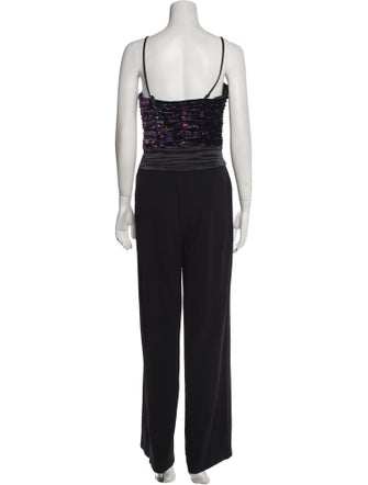 Ramy Brook Printed Square Neckline Jumpsuit