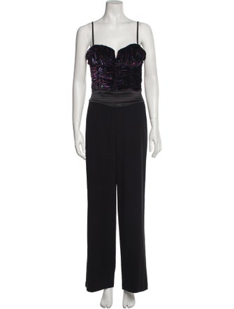 Ramy Brook Printed Square Neckline Jumpsuit