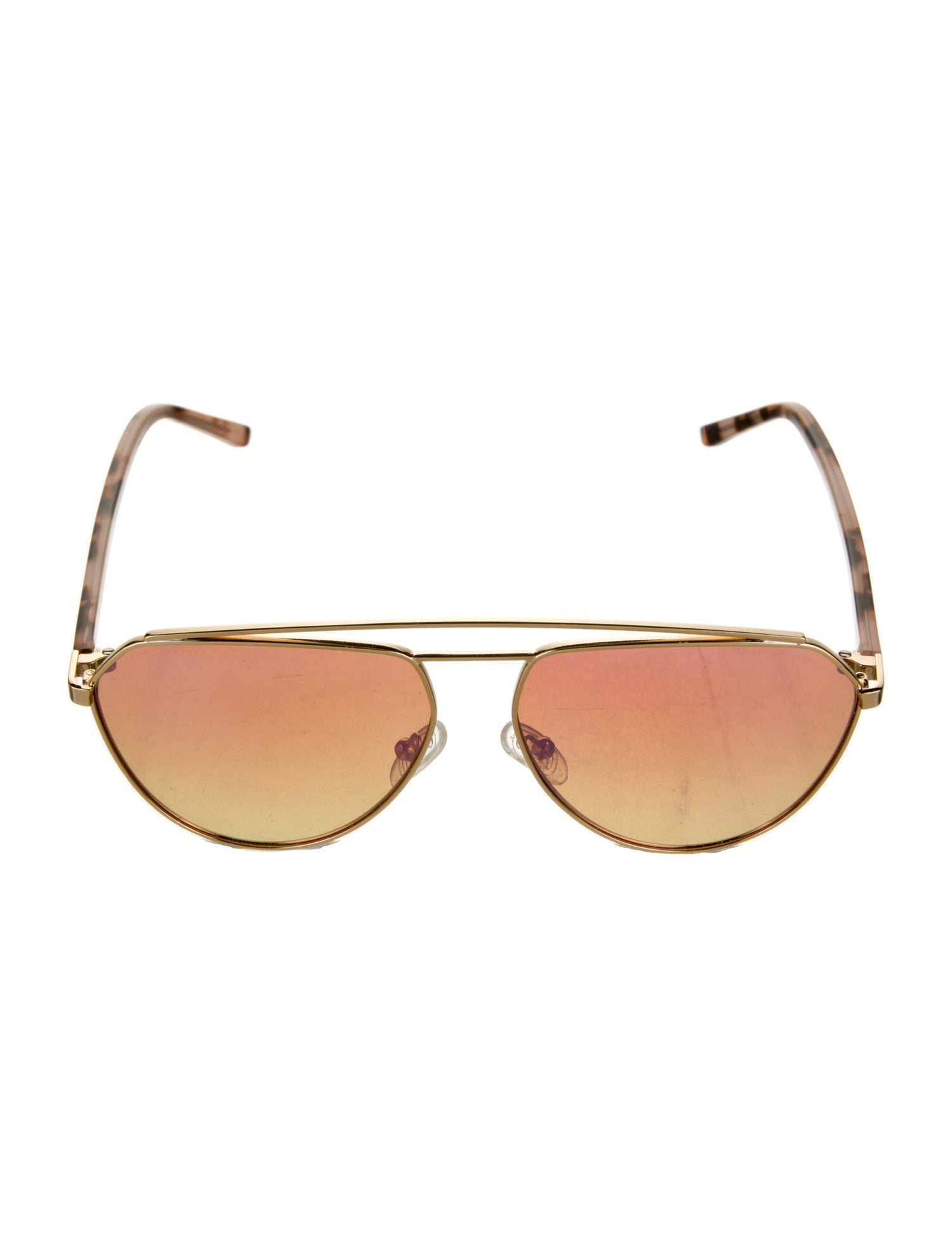 Ramy Brook Aviator Gradient Sunglasses