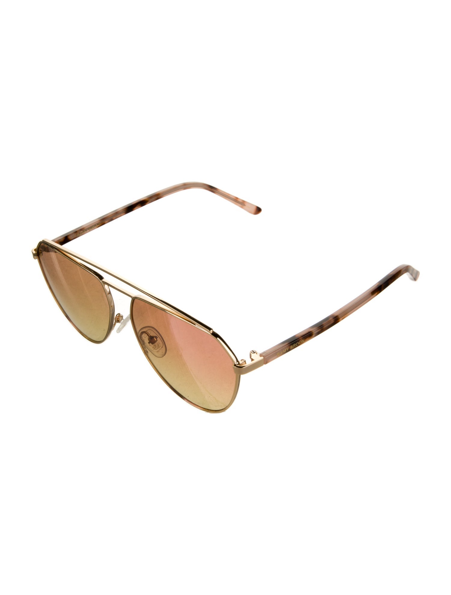 Ramy Brook Aviator Gradient Sunglasses