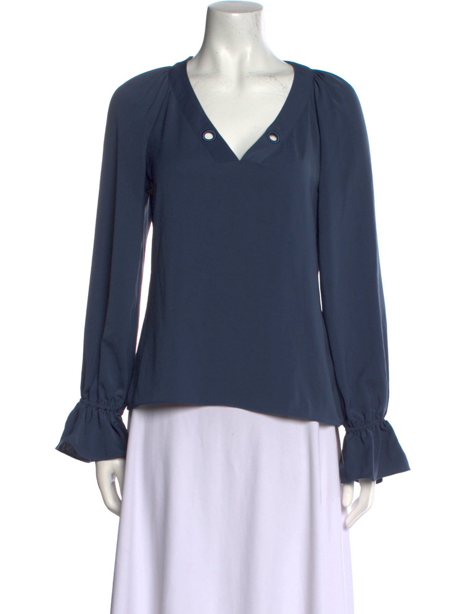 Ramy Brook V-Neck Long Sleeve Blouse