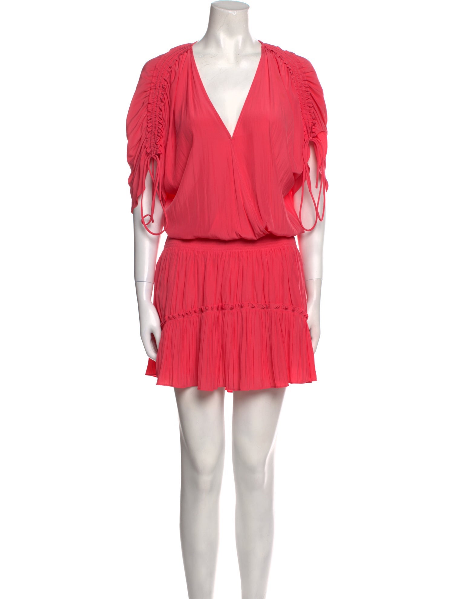 Ramy Brook V-Neck Knee-Length Dress