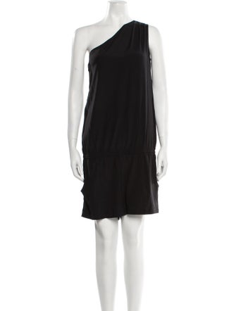 Ramy Brook Silk One-Shoulder Romper