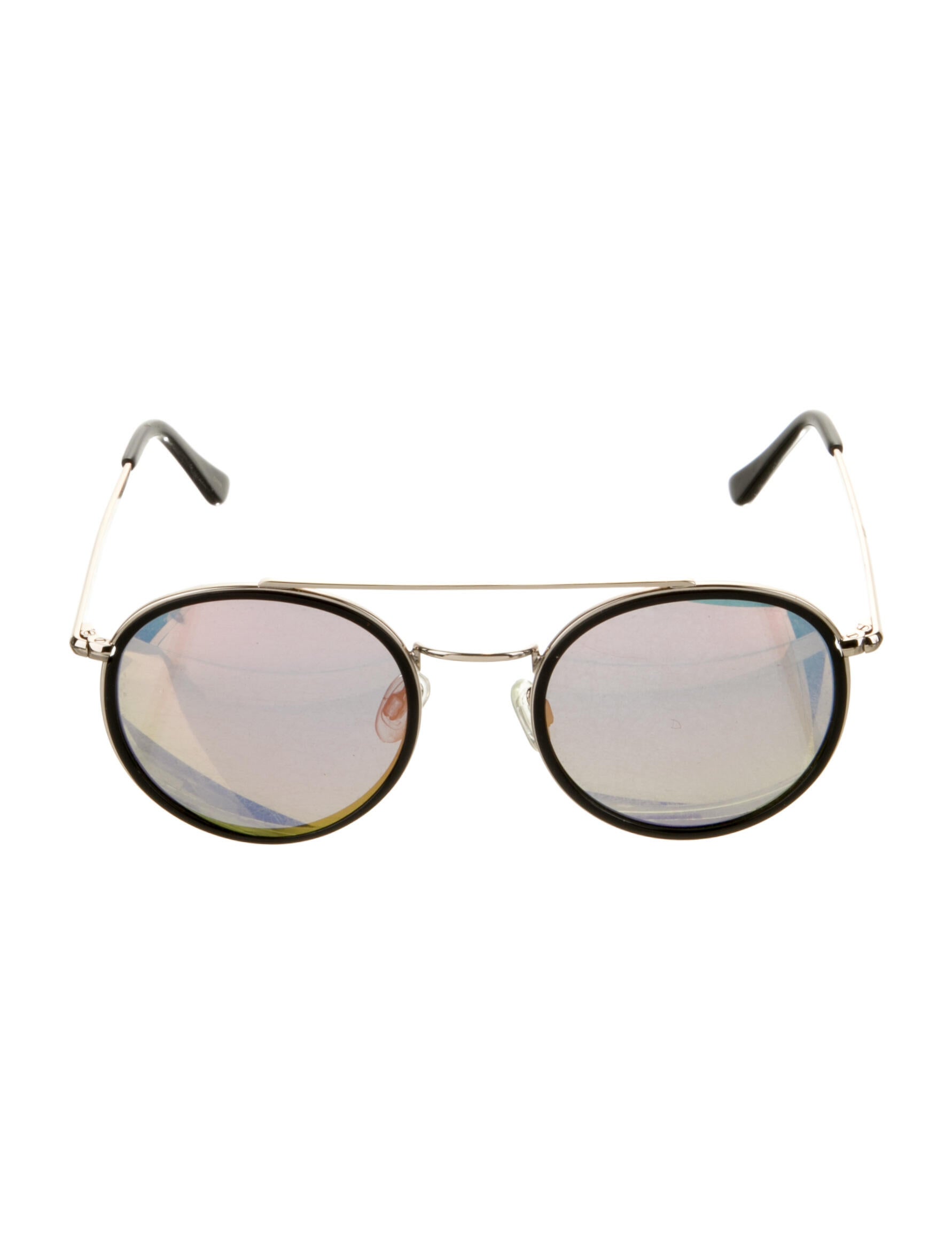 Ramy Brook Round Mirrored Sunglasses