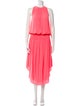 Ramy Brook Crew Neck Long Dress