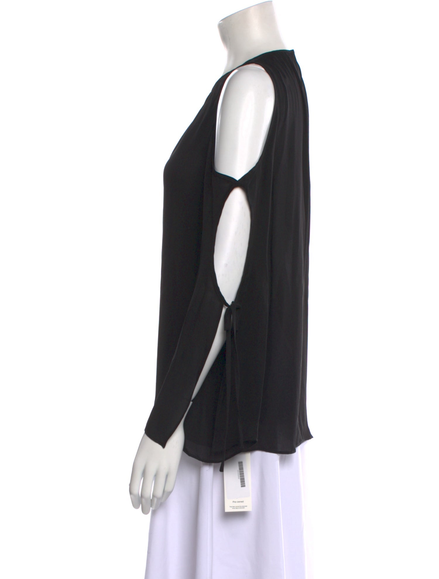 Ramy Brook Silk Scoop Neck Blouse