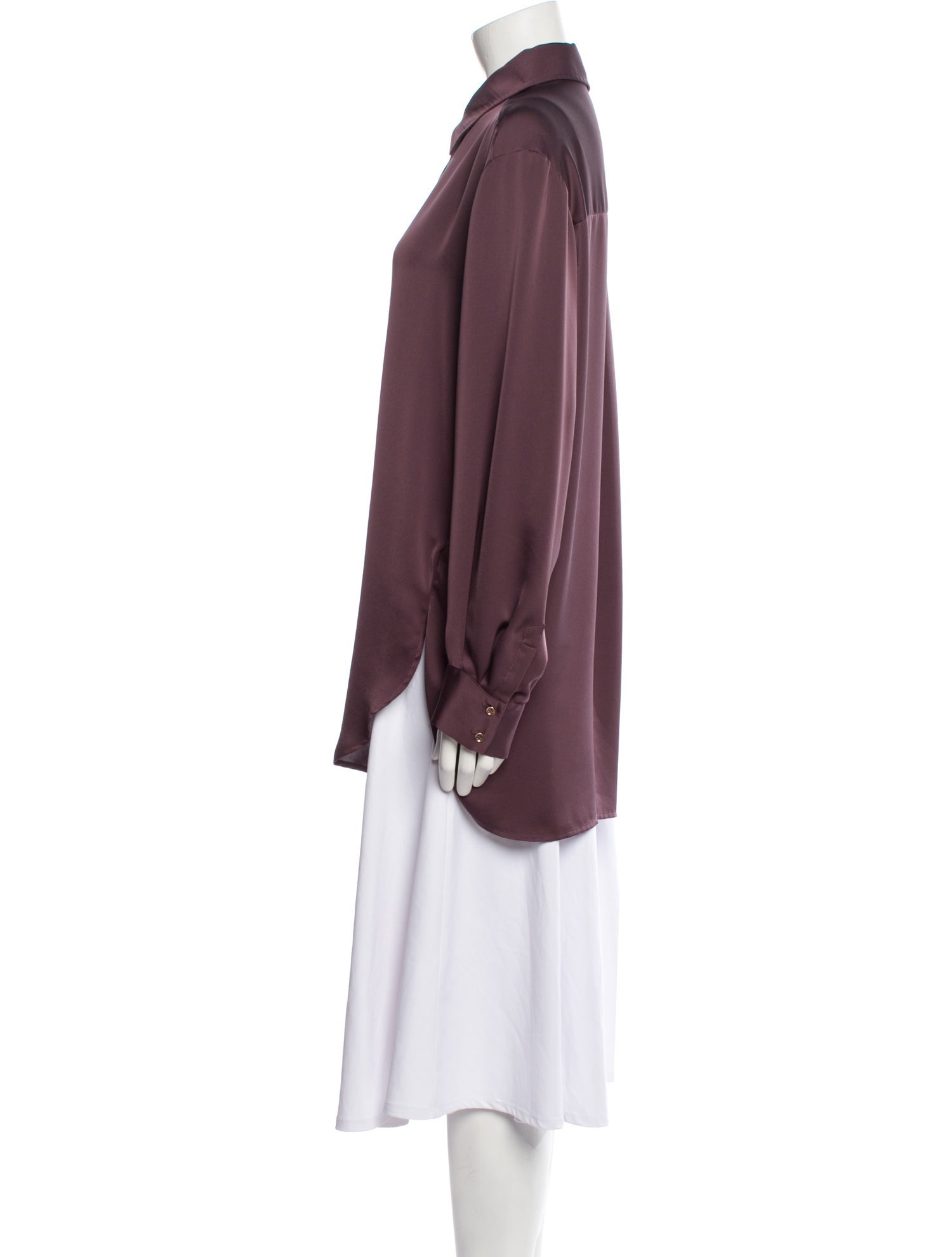 Ramy Brook Long Sleeve Button-Up Top