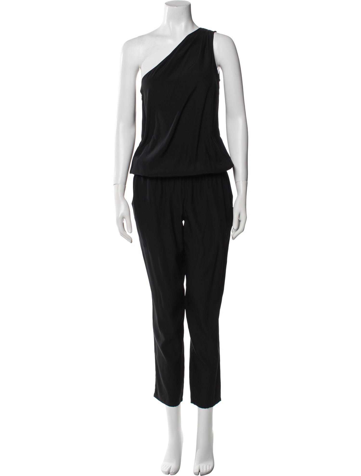 Ramy Brook Silk One-Shoulder Jumpsuit