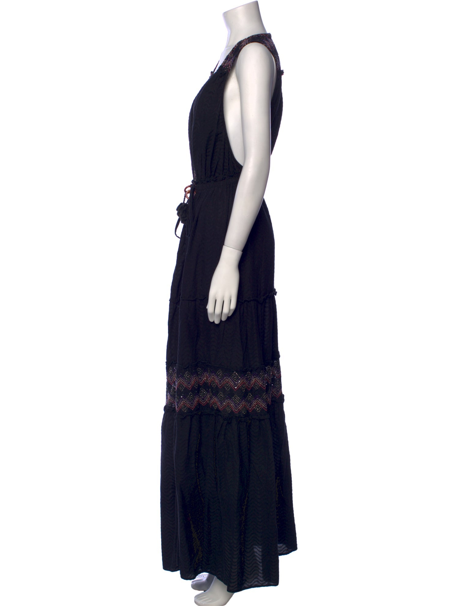 Ramy Brook V-Neck Long Dress