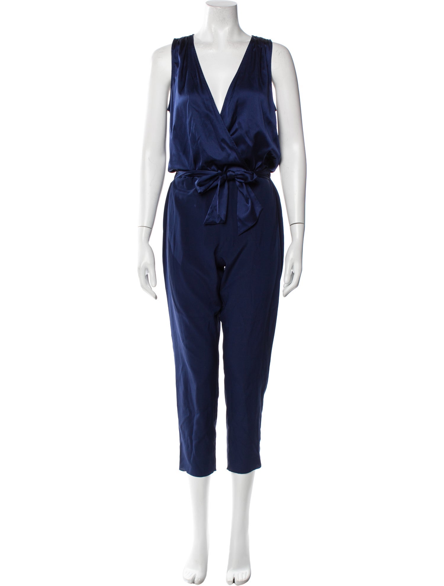 Ramy Brook Silk V-Neck Jumpsuit