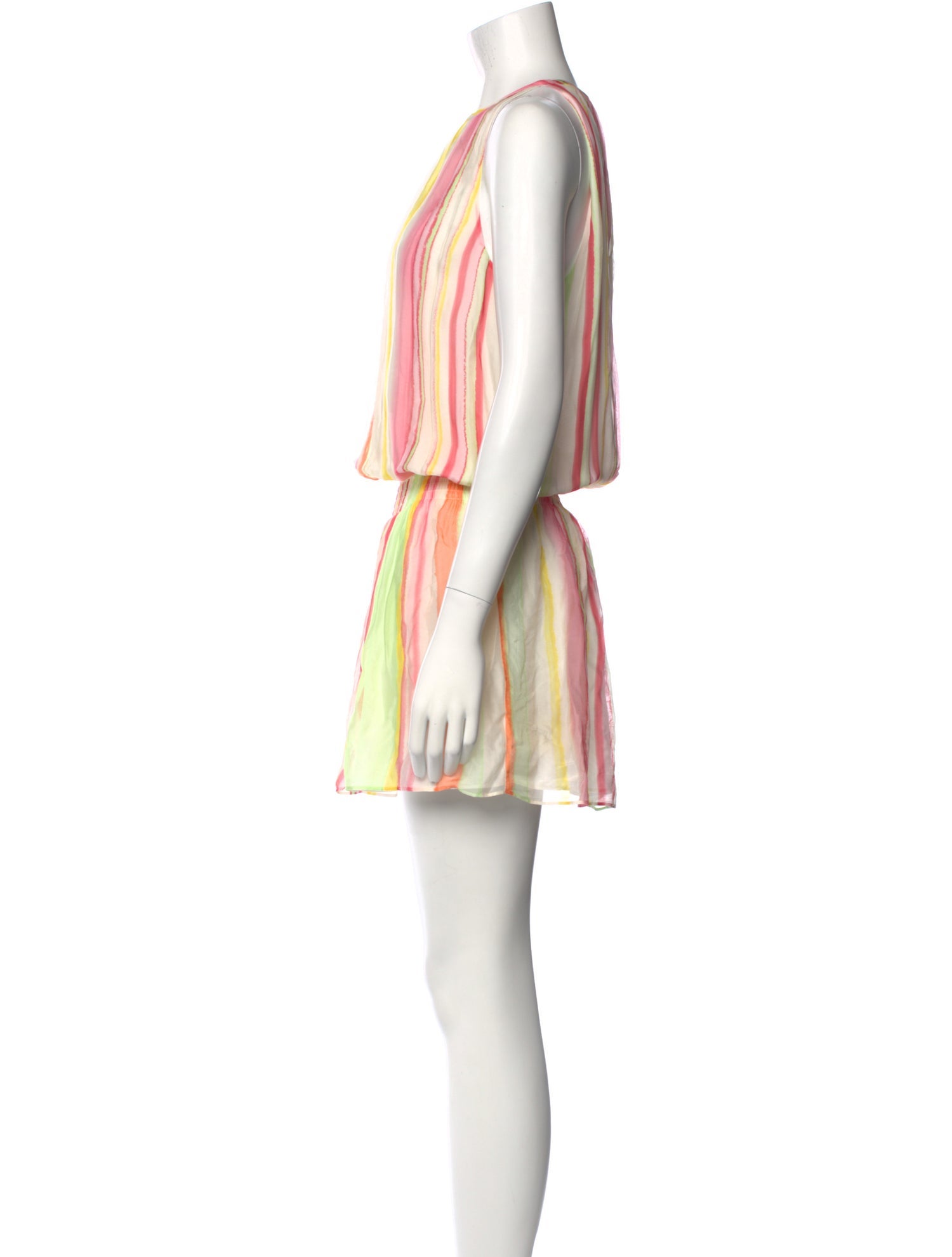 Ramy Brook Striped Mini Dress