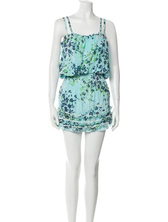 Ramy Brook Silk Floral Print Skirt Set