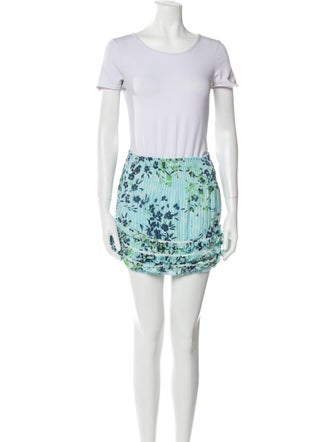 Ramy Brook Silk Floral Print Skirt Set