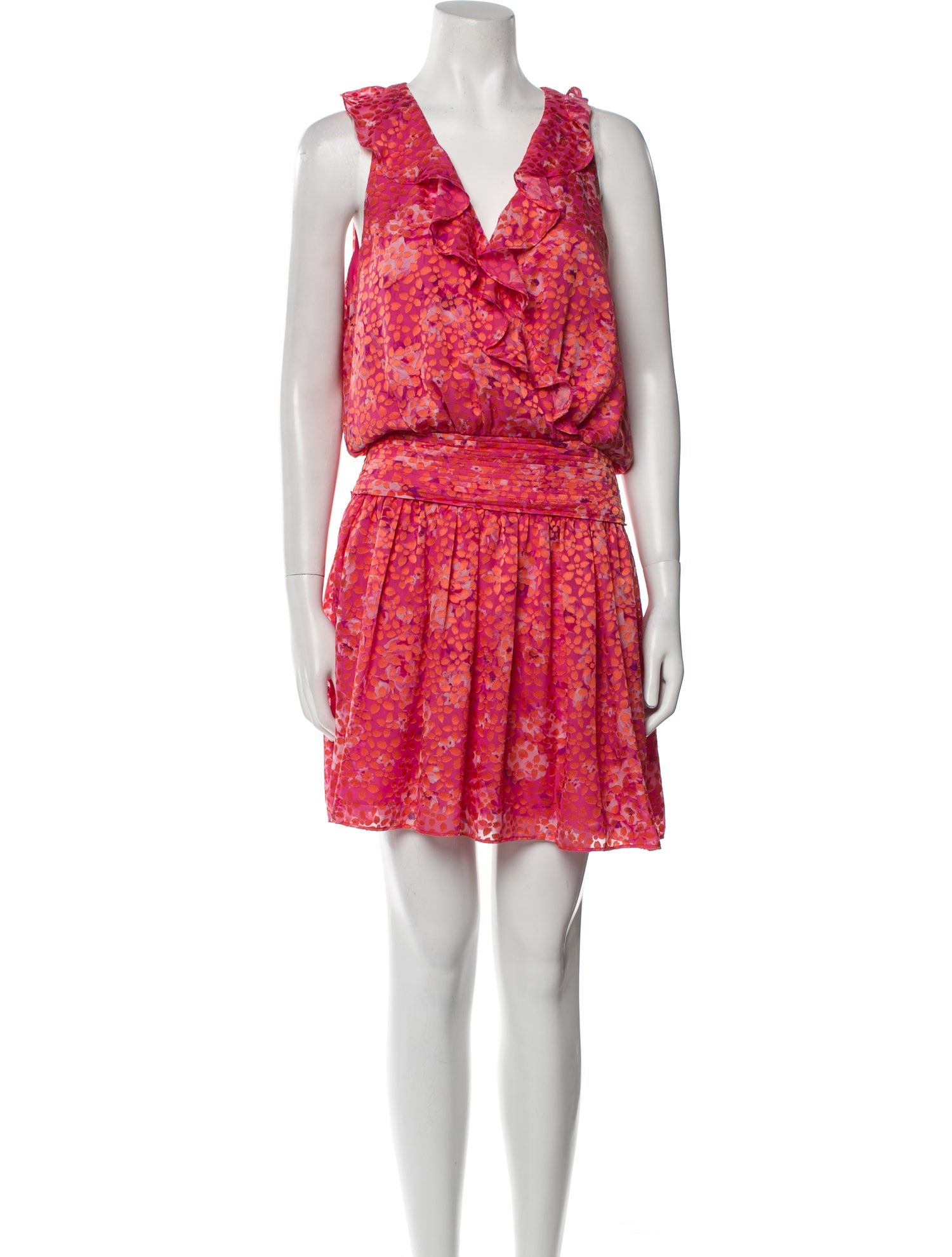Ramy Brook Floral Print Mini Dress w/ Tags