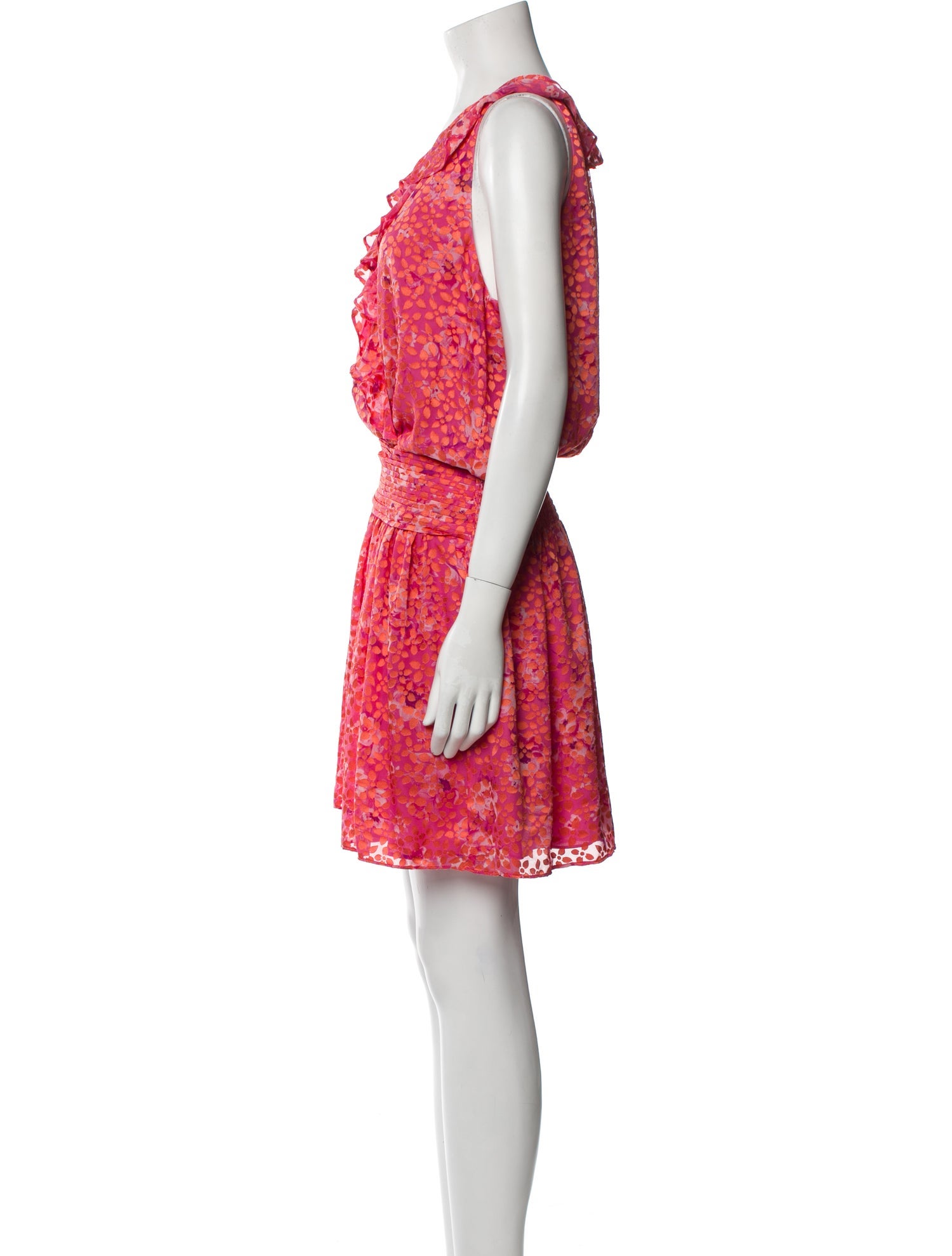 Ramy Brook Floral Print Mini Dress w/ Tags