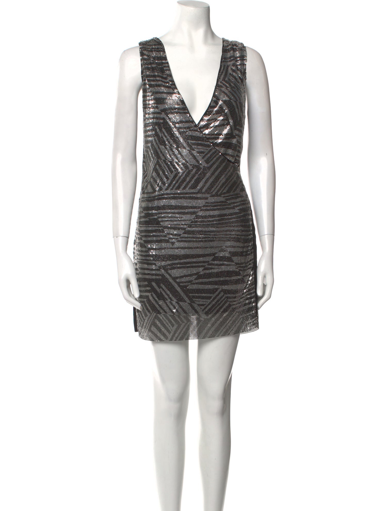Ramy Brook Plunge Neckline Mini Dress