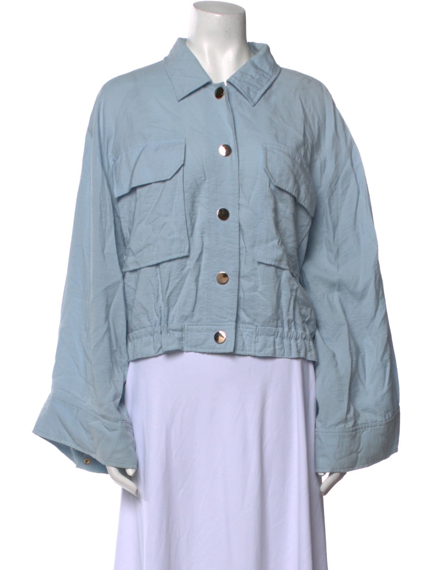 Ramy Brook Long Sleeve Button-Up Top