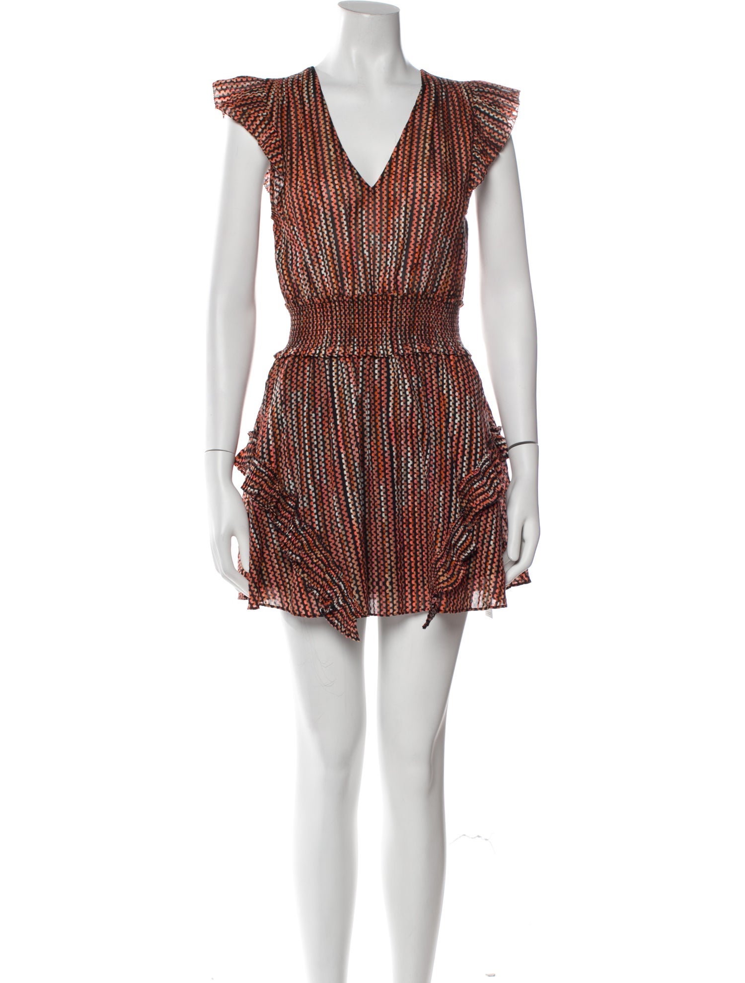 Ramy Brook Striped Mini Dress