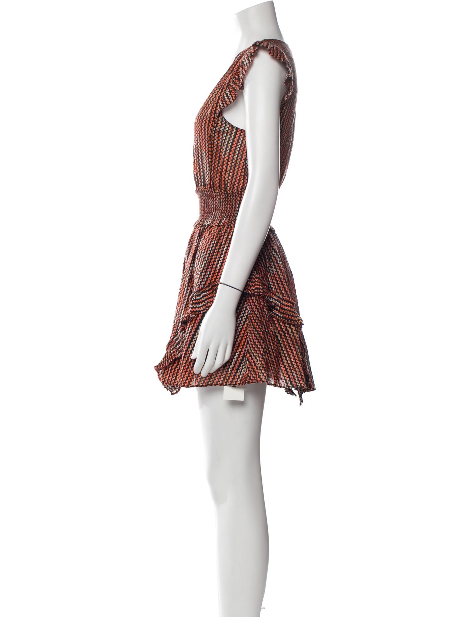 Ramy Brook Striped Mini Dress