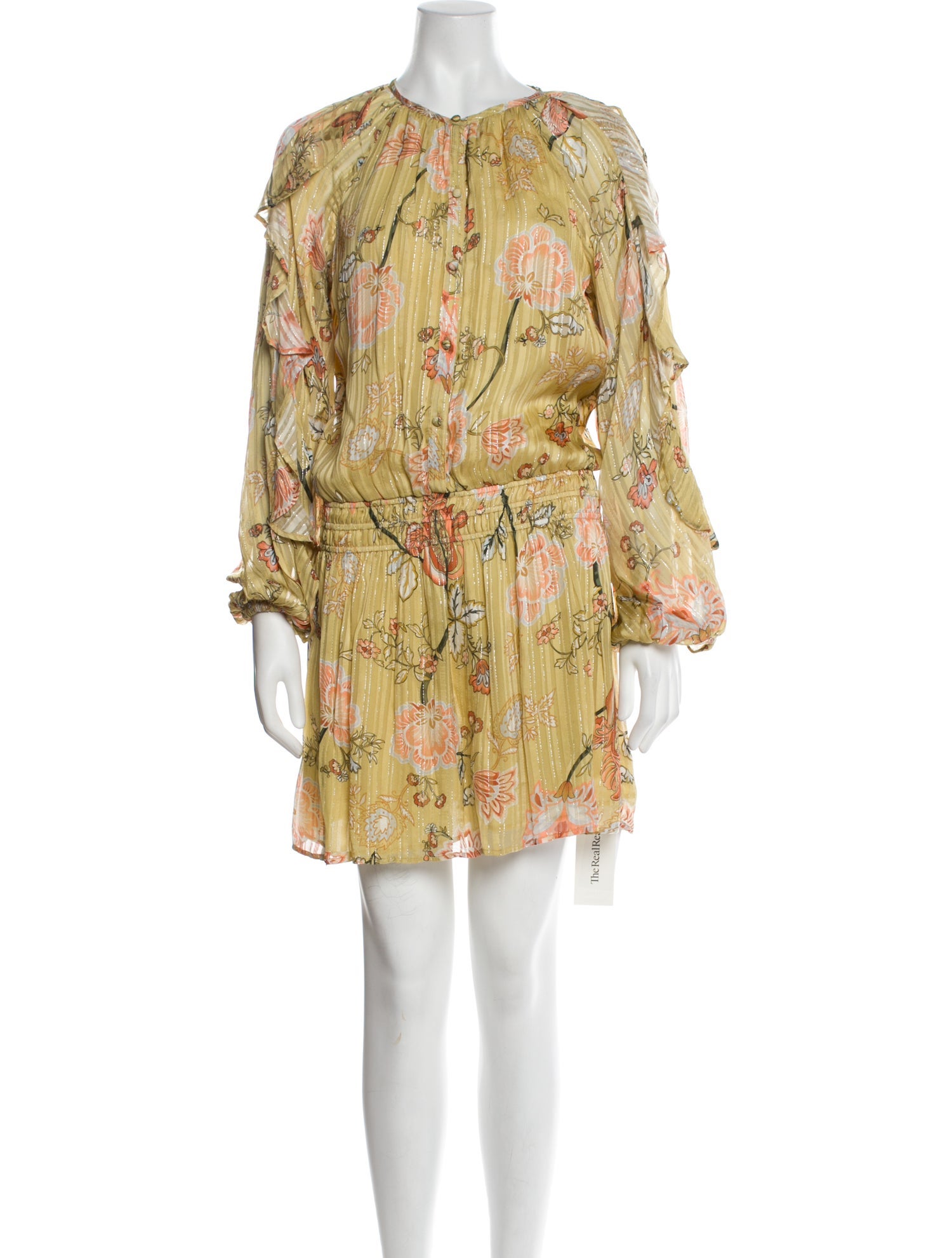 Ramy Brook Floral Print Mini Dress w/ Tags