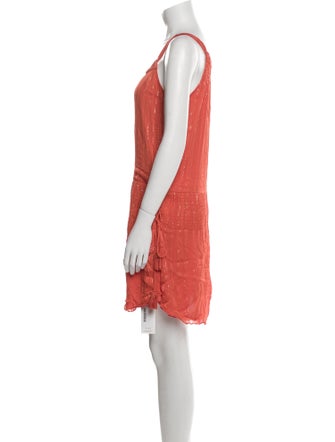 Ramy Brook Square Neckline Mini Dress