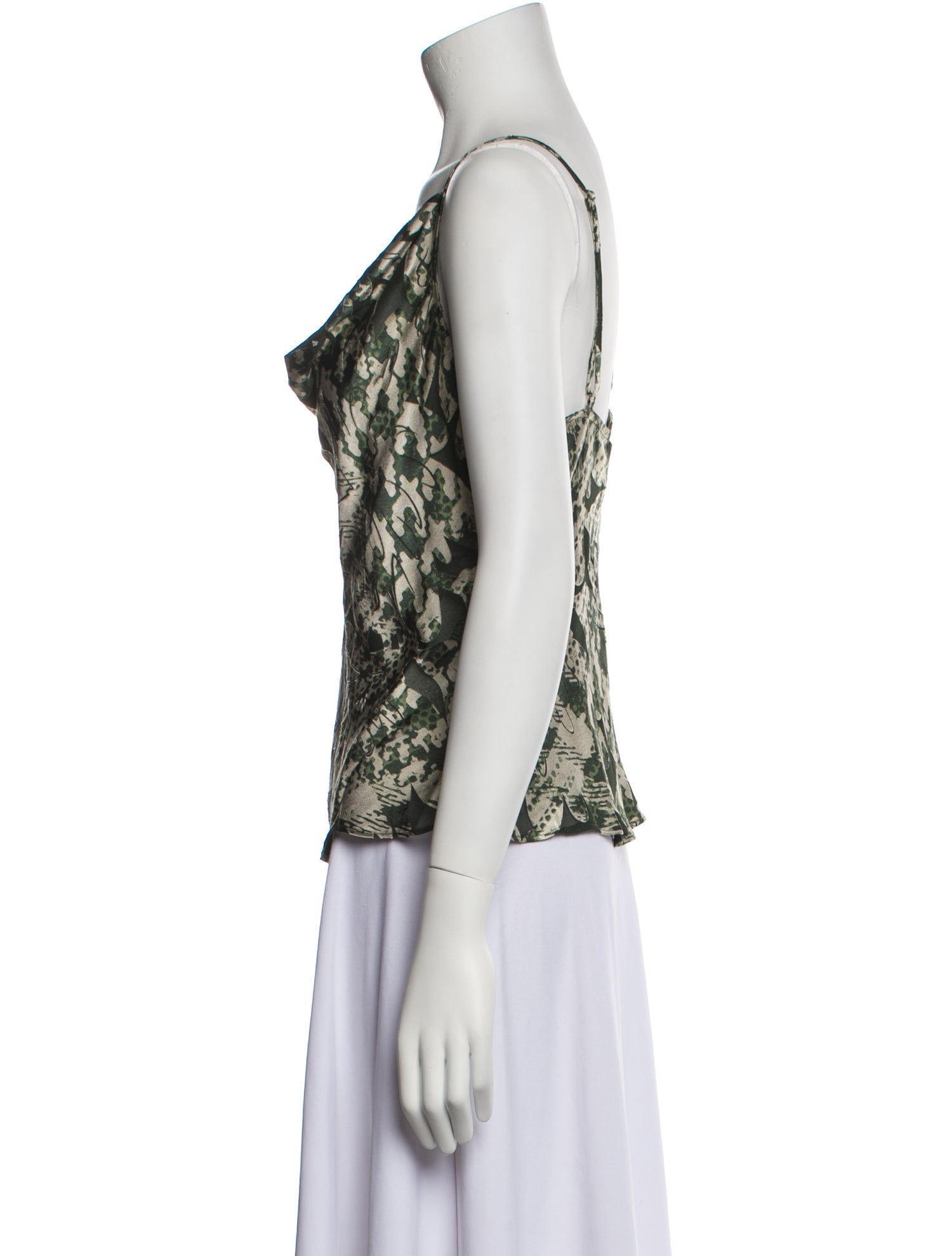 Ramy Brook Printed Cowl Neck Top w/ Tags