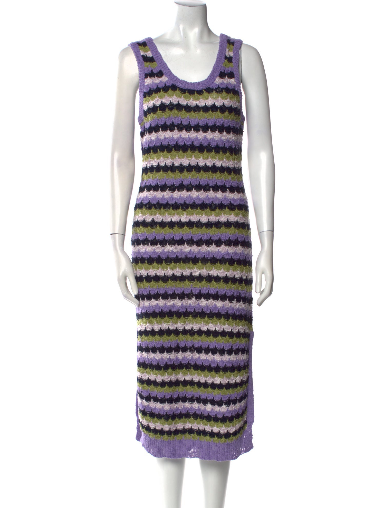 Ramy Brook Striped Midi Length Dress