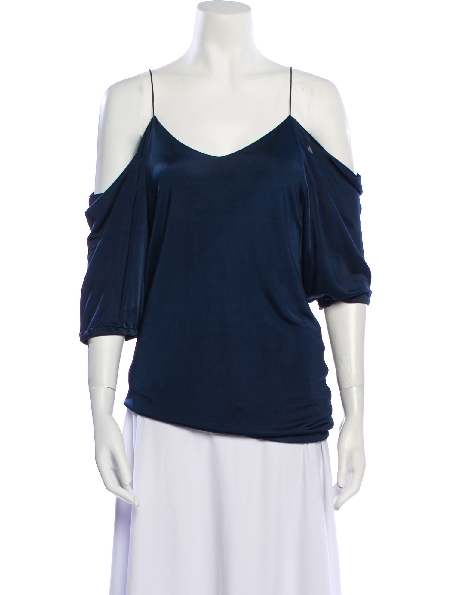 Ramy Brook V-Neck Three-Quarter Sleeve Blouse