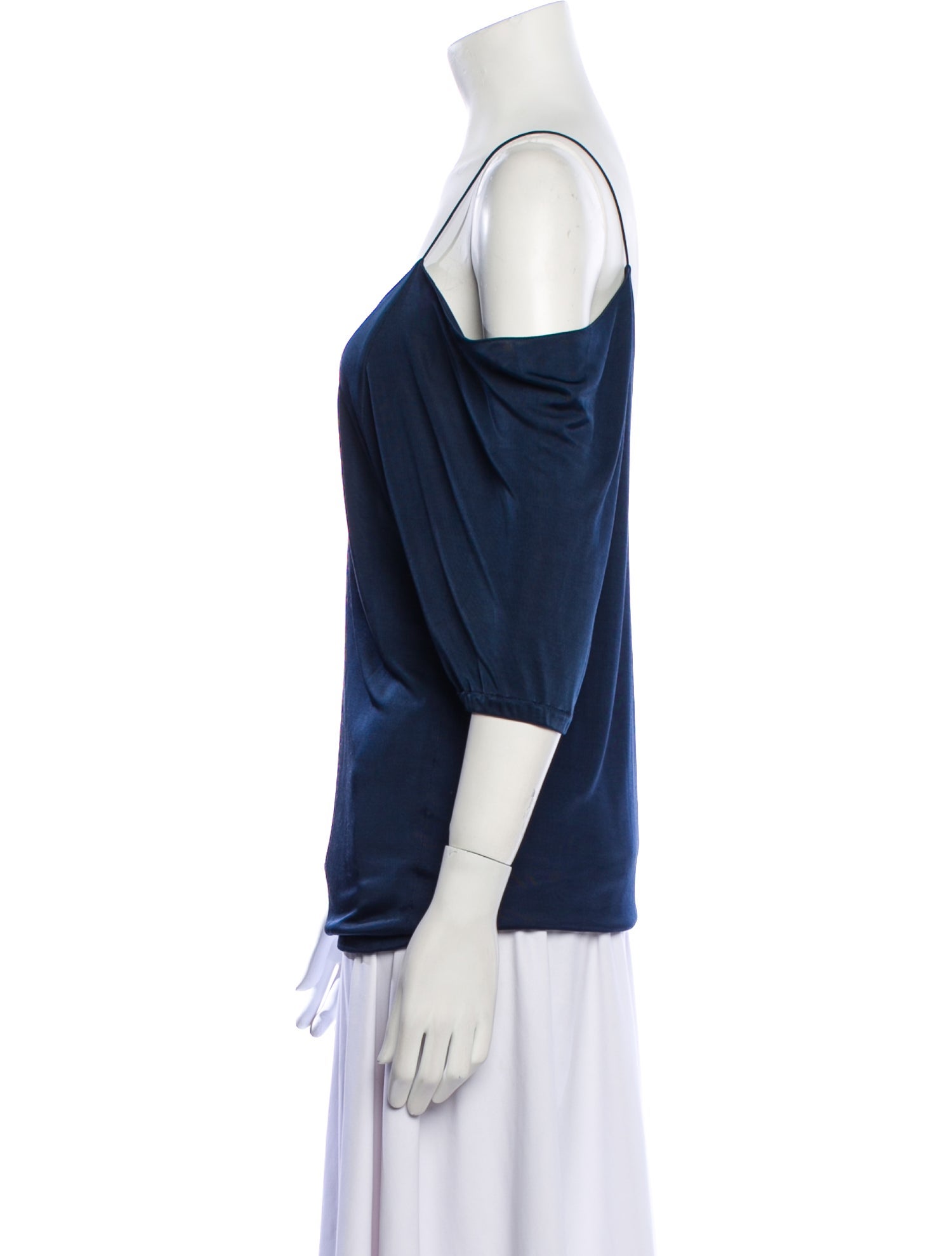 Ramy Brook V-Neck Three-Quarter Sleeve Blouse