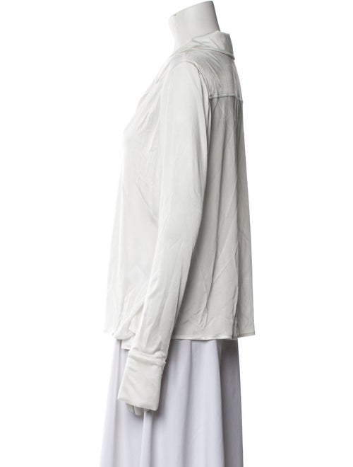 Ramy Brook Long Sleeve Button-Up Top