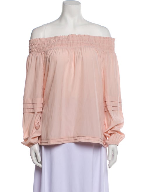 Ramy Brook Off-The-Shoulder Long Sleeve Blouse