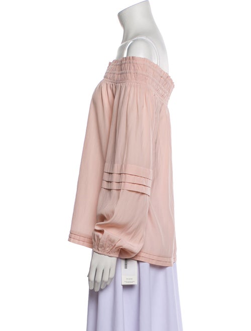 Ramy Brook Off-The-Shoulder Long Sleeve Blouse