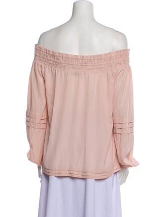 Ramy Brook Off-The-Shoulder Long Sleeve Blouse