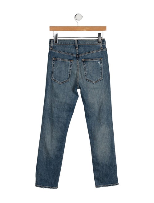 Ramy Brook Mid-Rise Straight Leg Jeans