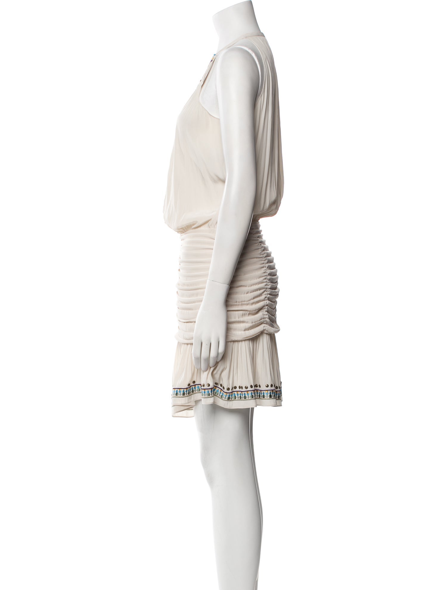 Ramy Brook V-Neck Knee-Length Dress