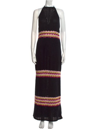 Ramy Brook Striped Long Dress