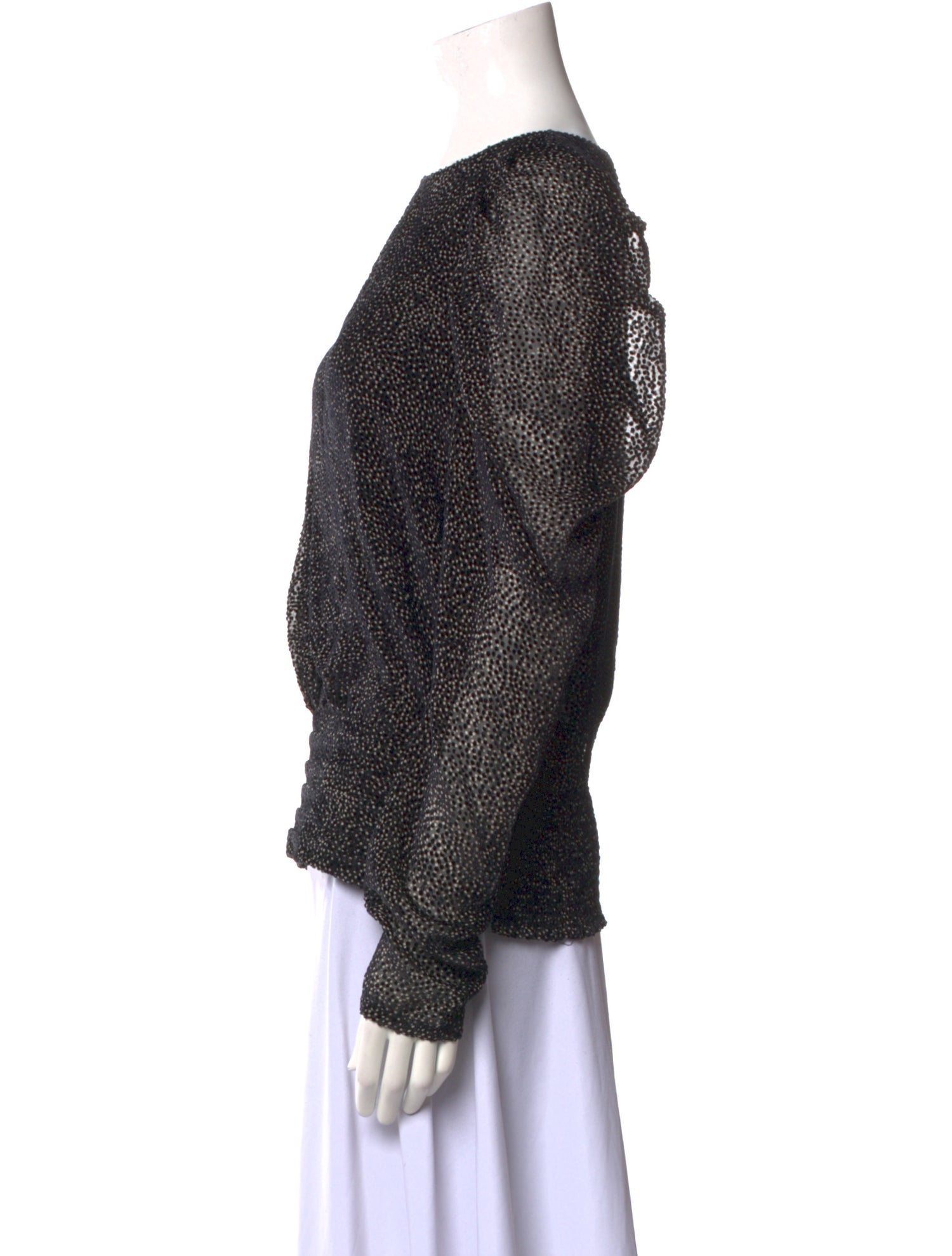 Ramy Brook Bateau Neckline Long Sleeve Sweatshirt