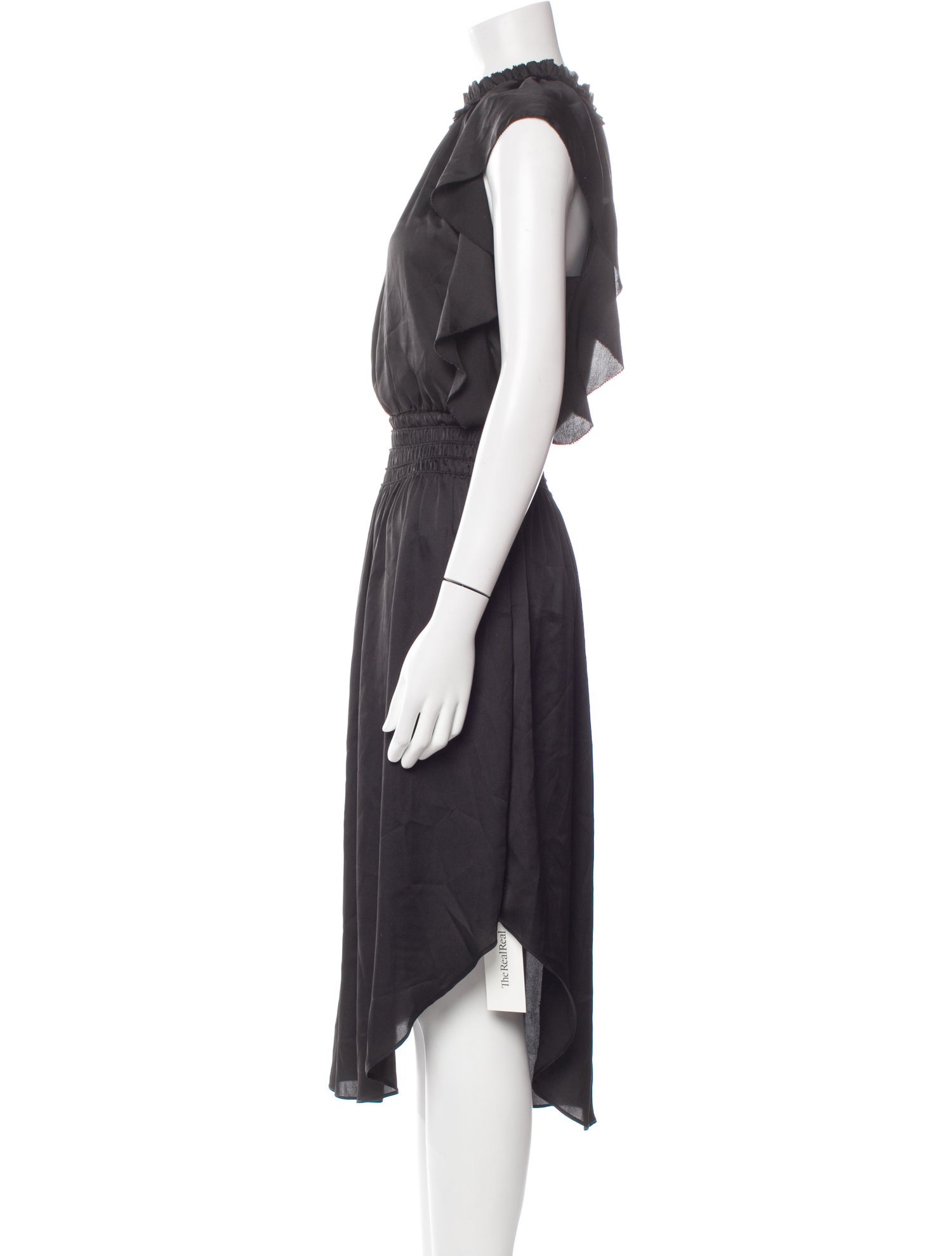 Ramy Brook Mock Neck Midi Length Dress