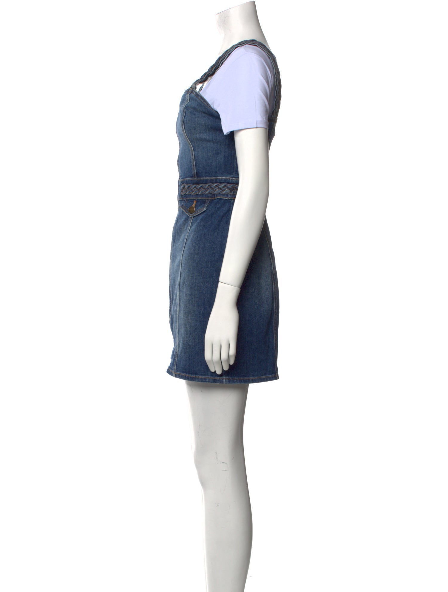 Ramy Brook Square Neckline Mini Dress