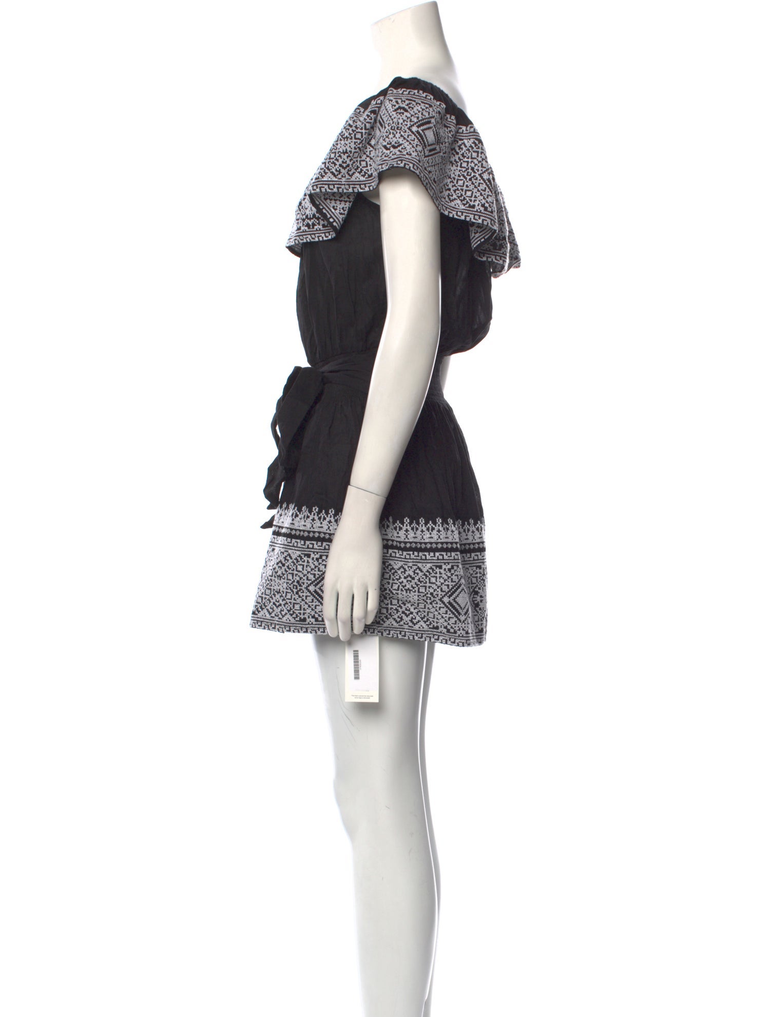 Ramy Brook Printed Scoop Neck Romper