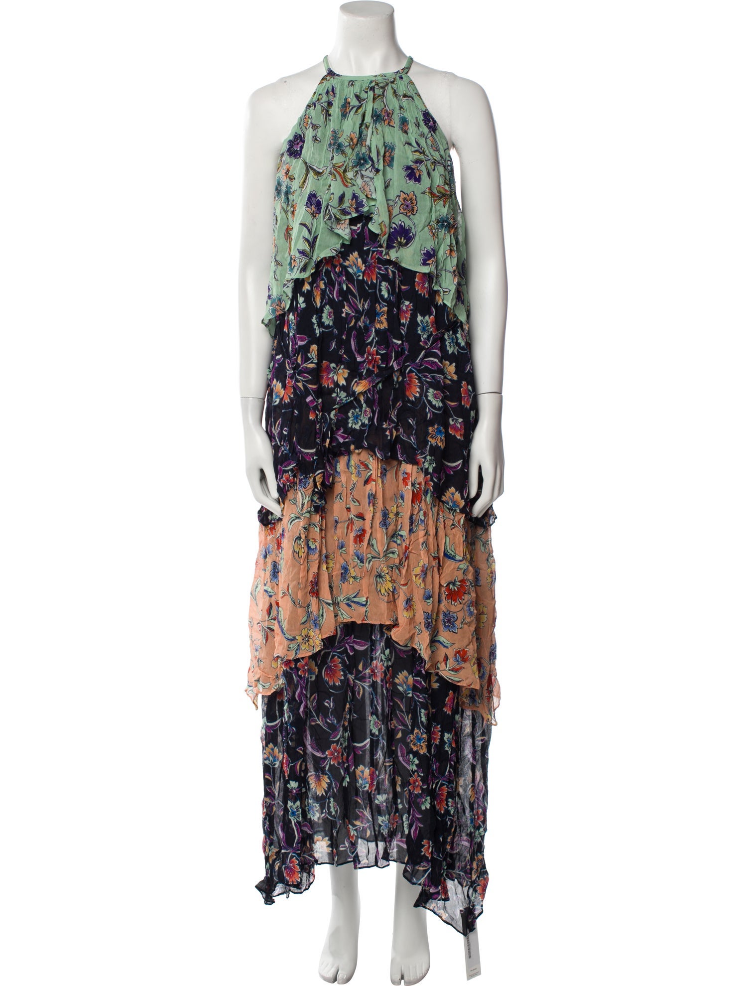 Ramy Brook Floral Print Long Dress w/ Tags