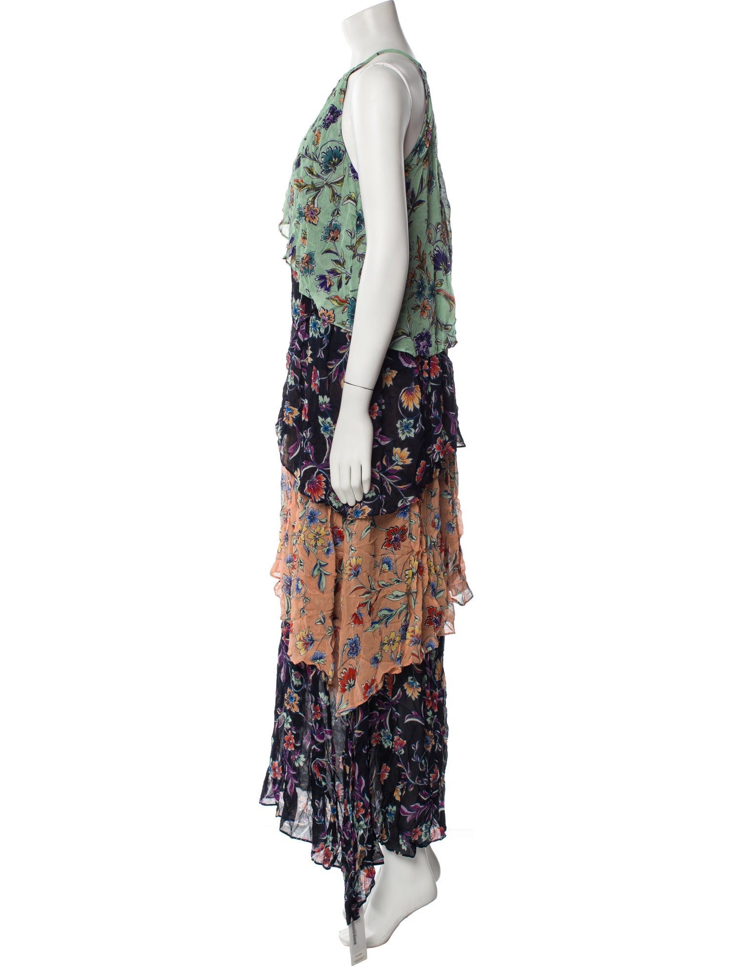 Ramy Brook Floral Print Long Dress w/ Tags