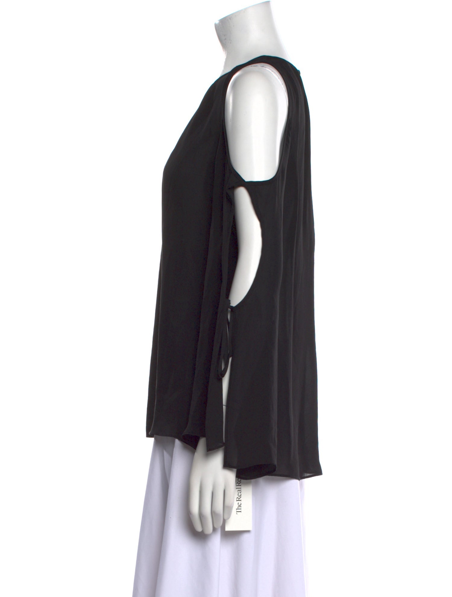 Ramy Brook Silk Crew Neck Blouse