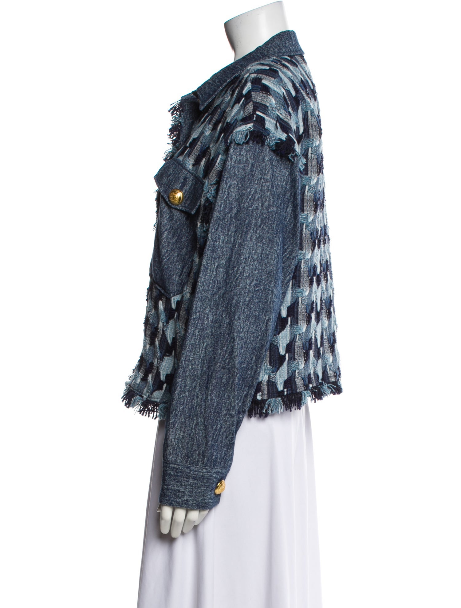 Ramy Brook Printed Denim Jacket