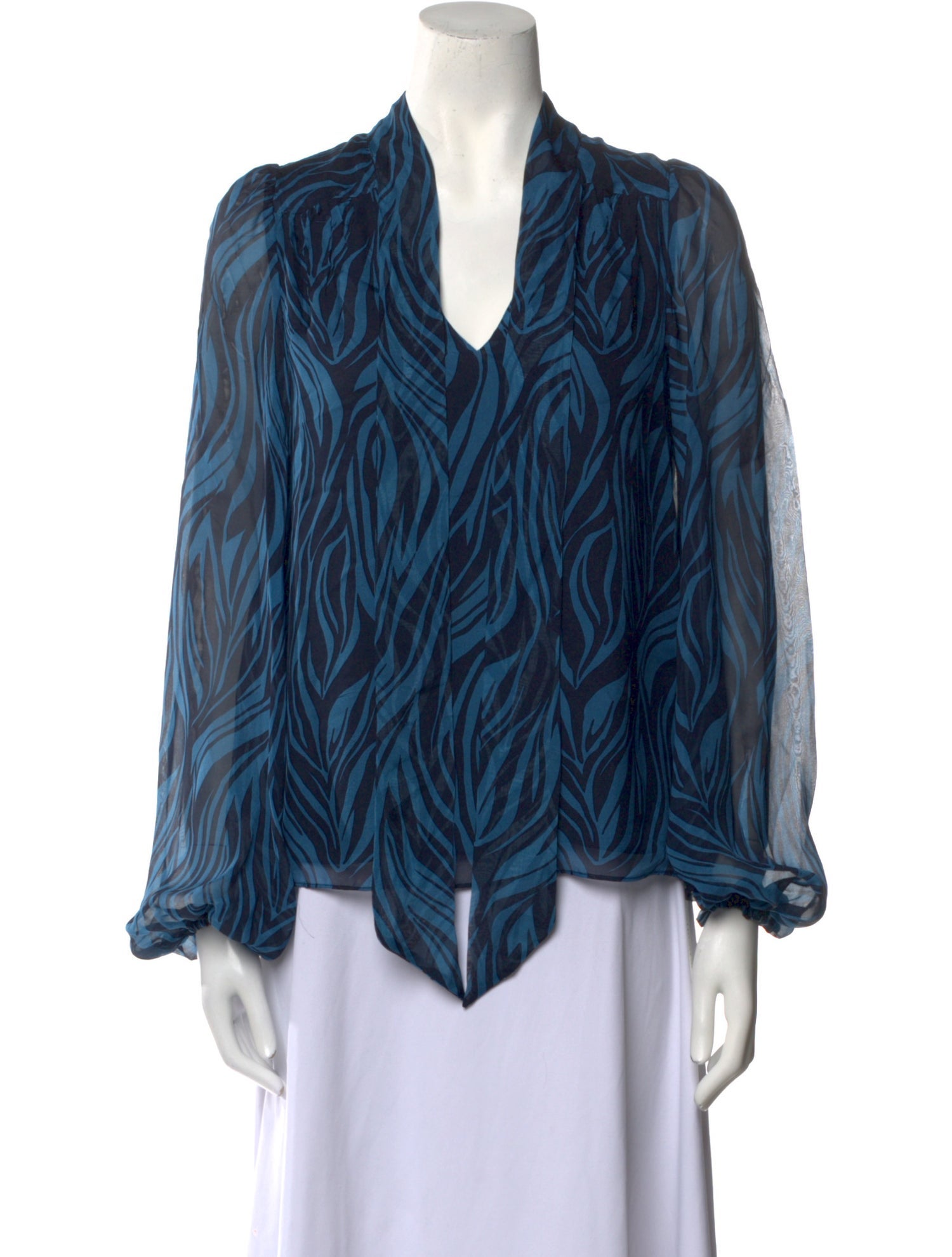 Ramy Brook Silk Printed Blouse