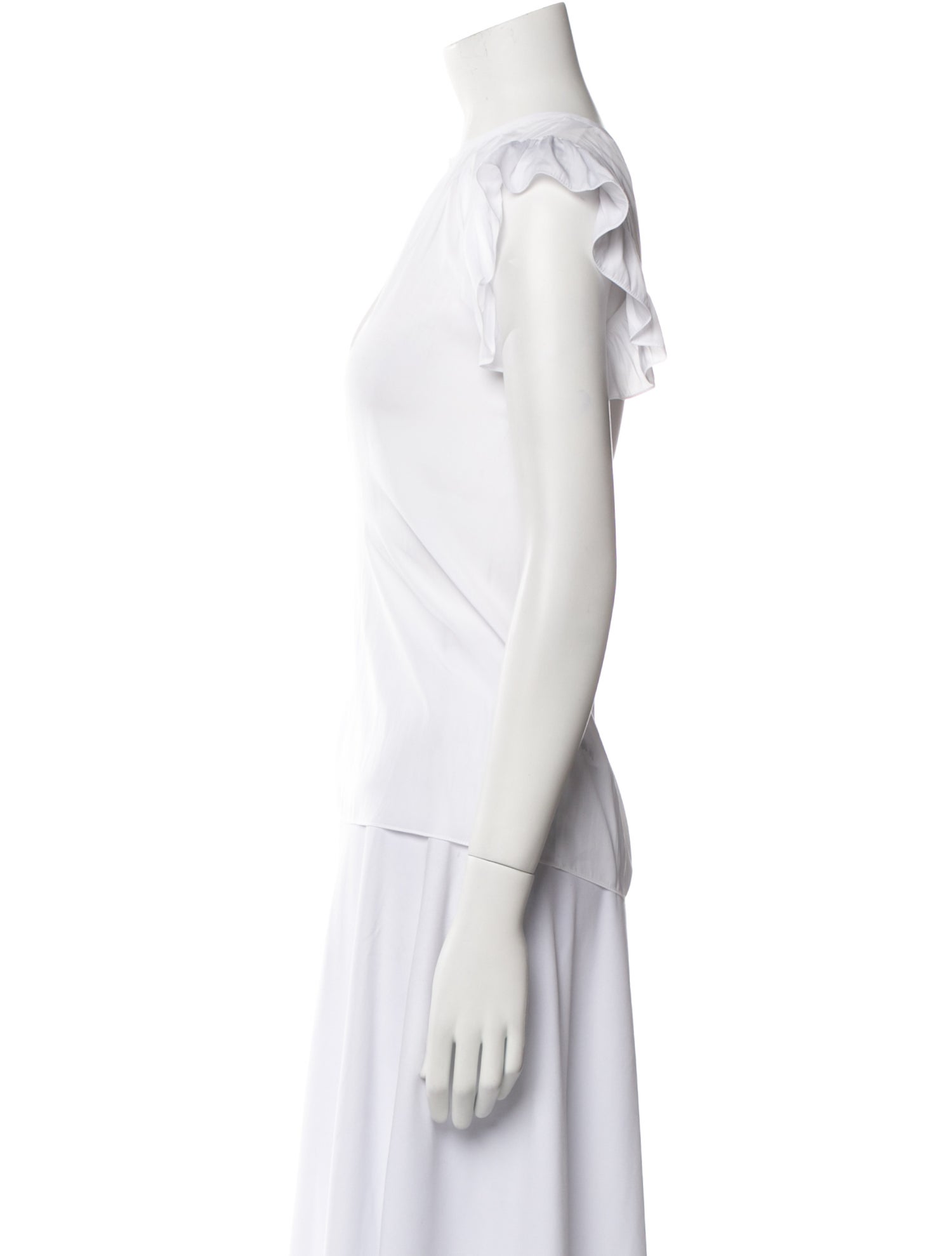 Ramy Brook Crew Neck Short Sleeve Top