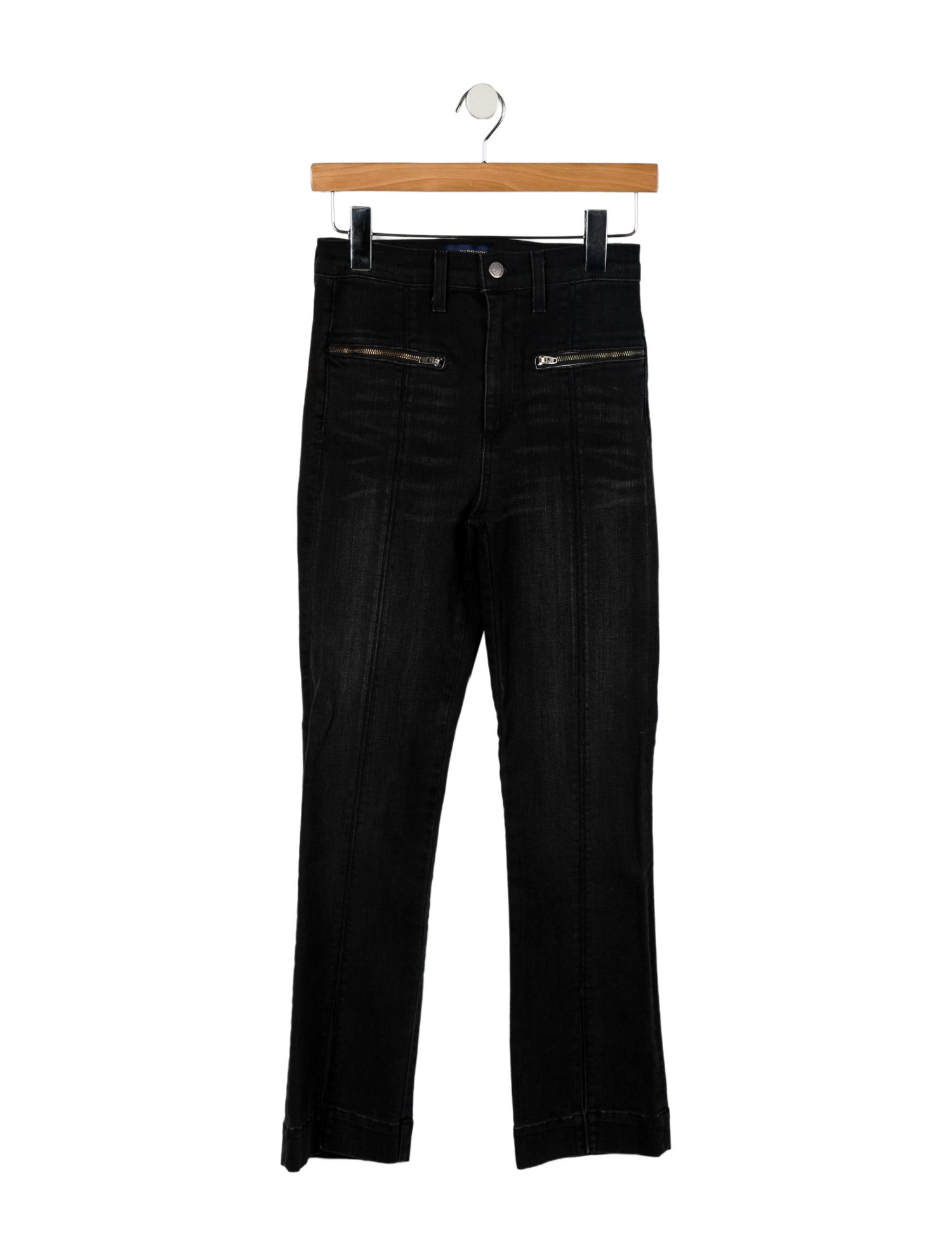 Ramy Brook Mid-Rise Straight Leg Jeans