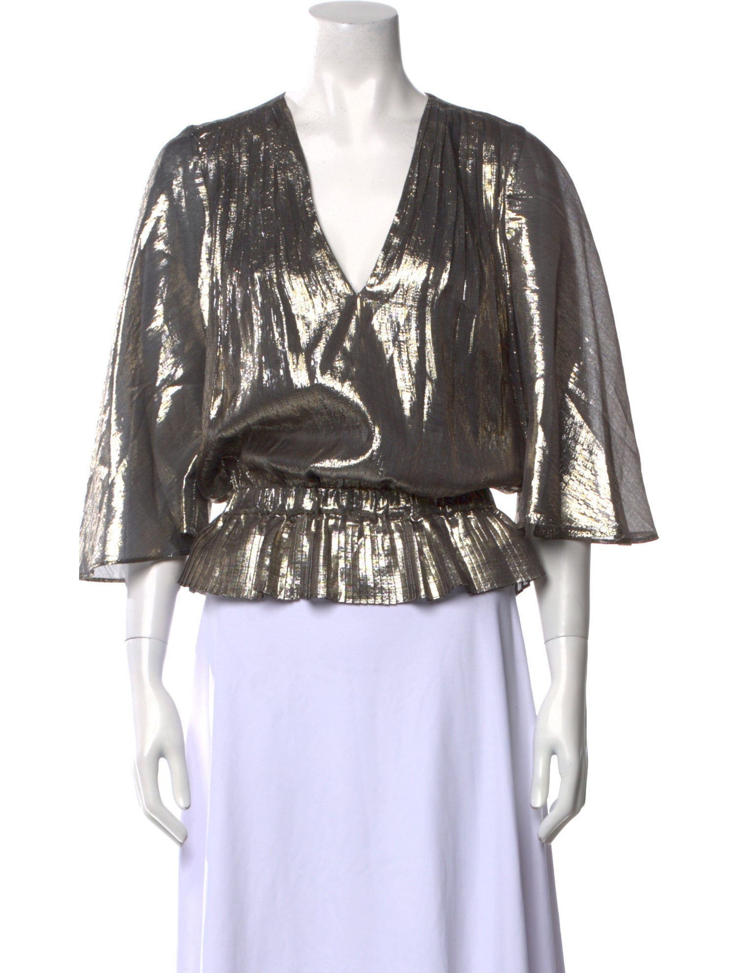 Ramy Brook Silk Printed Crop Top