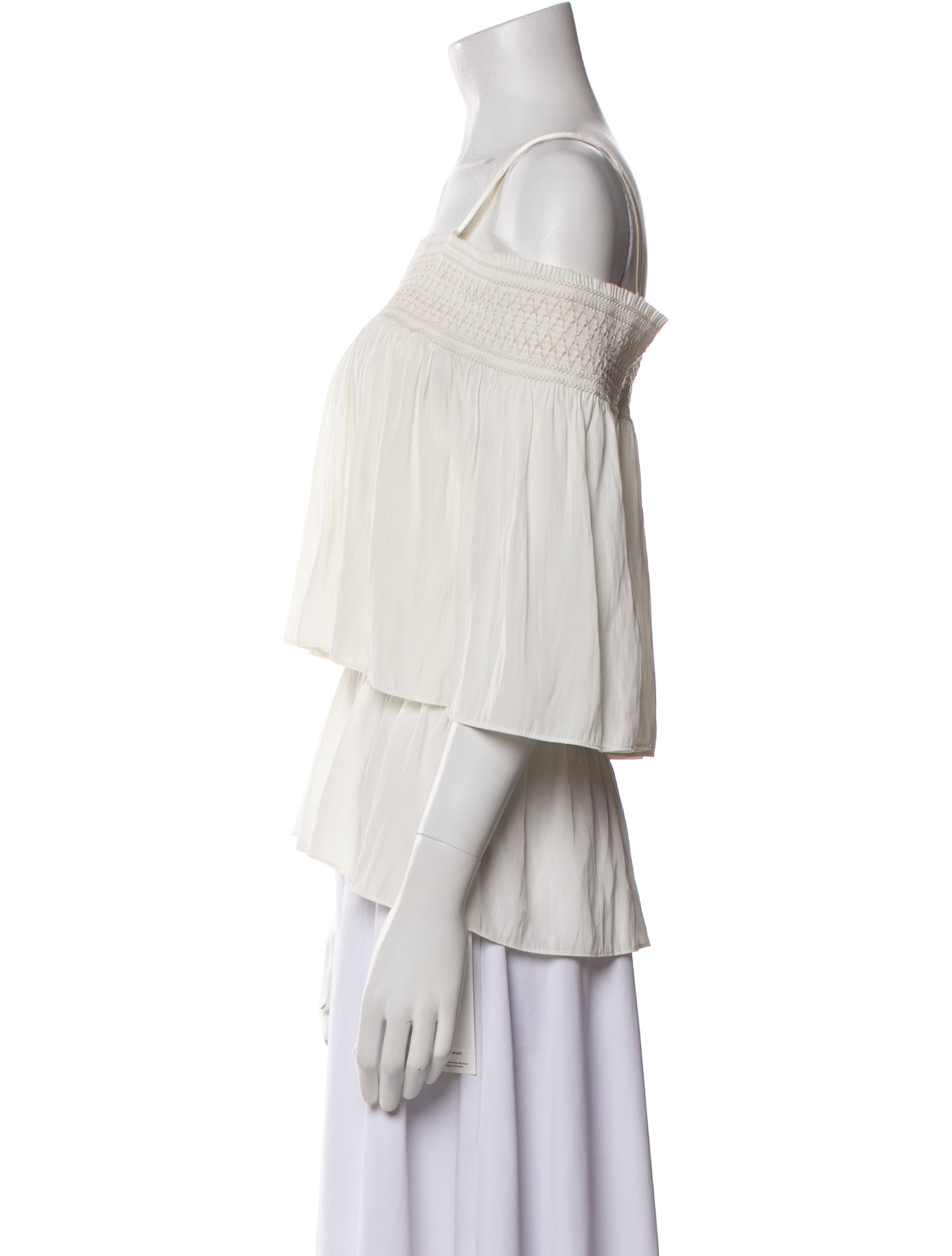 Ramy Brook Off-The-Shoulder Three-Quarter Sleeve Blouse