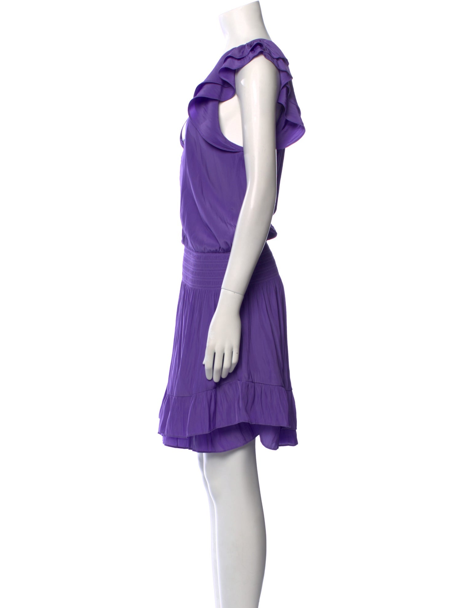 Ramy Brook V-Neck Knee-Length Dress